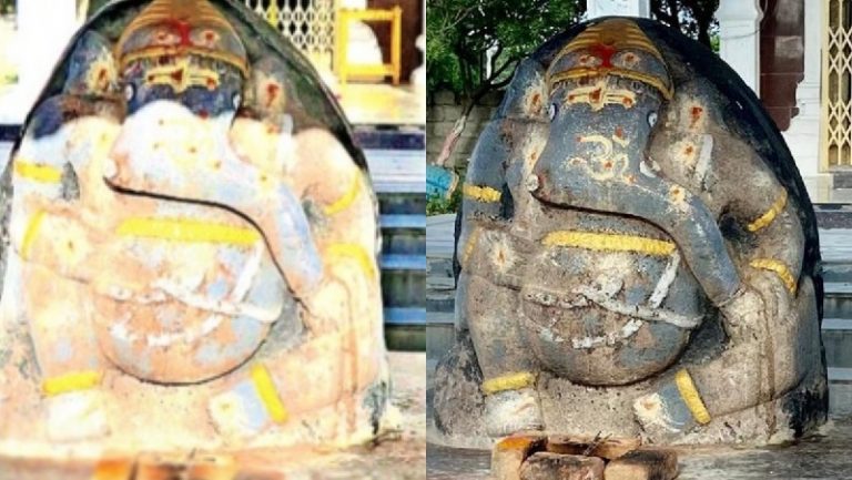 Ancient Ganesha idol: గణపతి నవరాత్రి వేళ.. భాగ్యనగరం బయటపడ్డ పురాతన వినాయక విగ్రహం.. ఏమైందంటే?